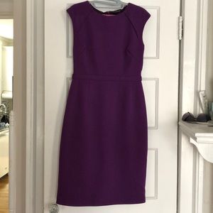Purple tahari dress